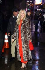 HILARY DUFF Arrives at Good Morning America in New York 01/23/2023