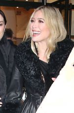 HILARY DUFF Arrives at Watch What Happens Live in New York 01/23/2023