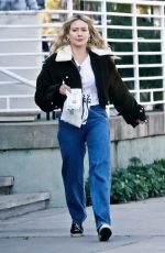 HILARY DUFF at a Starbucks in Los Angeles 01/28/2023