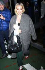 HILARY DUFF Leaves Watch What Happen Live in New York 01/23/2023
