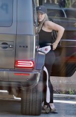 HILARY DUFF Out and About in Studio City 01/21/2023
