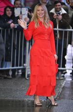 HILARY DUFF Out in New York 01/23/2023