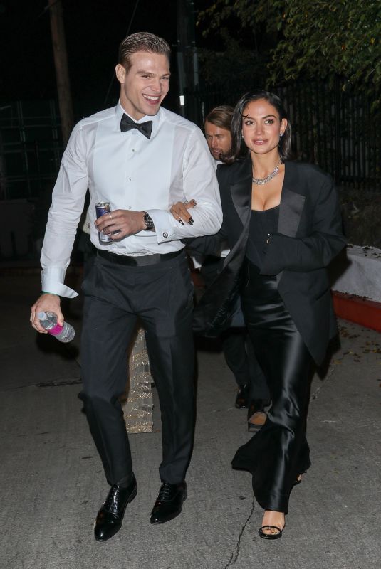 INANNA SARKIS Arrives at a Golden Globe Afterparty in Los Angele 01/10/2023