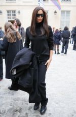 IRINA SHAYK Arrives at Ludovic de Saint Sernin Show at Paris Fashion Week 01/22/2023