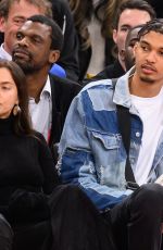 IRINA SHAYK at Detroit Pistons vs Chicago Bulls Game at Accor Arena Bercy in Paris 01/19/2023