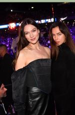 IRINA SHAYK at Detroit Pistons vs Chicago Bulls Game at Accor Arena Bercy in Paris 01/19/2023