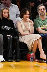 IRIS APATOW at LA Lakers vs Miami Heat Game at Crypto.com Arena in Los Angeles 01/04/2023
