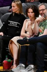 IRIS APATOW at LA Lakers vs Miami Heat Game at Crypto.com Arena in Los Angeles 01/04/2023