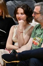 IRIS APATOW at LA Lakers vs Miami Heat Game at Crypto.com Arena in Los Angeles 01/04/2023