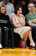 IRIS APATOW at LA Lakers vs Miami Heat Game at Crypto.com Arena in Los Angeles 01/04/2023