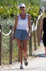 IVANKA TRUM Out for Walk with a Friend at a Beach in Surfside 01/09/2023