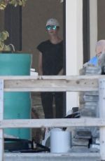 IVANKA TRUMP at Her New House Being Built on Indian Creek Island in Surfside 01/11/2023