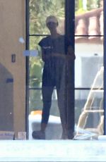 IVANKA TRUMP at Her New House Being Built on Indian Creek Island in Surfside 01/11/2023