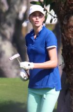 IVANKA TRUMP Playing Golf in Palm Beach 01/12/2023