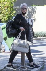 JAMIE LEE CURTIS Heading to a Studio in Los Angeles 01/24/2023