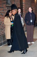 JANELLE MONAE Arrives at Late Show with Stephen Colbert in New York 01/11/2023