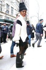 JANELLE MONAE Arrives at Tamron Hall TV Show in New York 01/10/2023