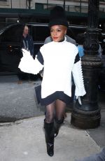 JANELLE MONAE Arrives at Tamron Hall TV Show in New York 01/10/2023