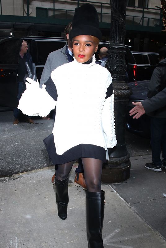 JANELLE MONAE Arrives at Tamron Hall TV Show in New York 01/10/2023
