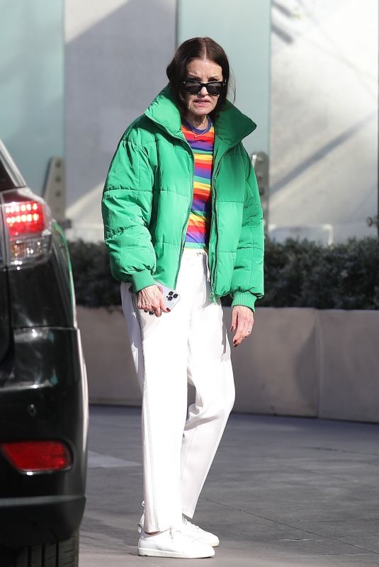 JANICE DICKINSON Arrives at a Spa in Beverly Hills 01/27/2023