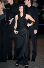 JENNA ORTEGA Arrives at Saint Laurent Winter 2023 Fashion Show in Paris 01/17/2023