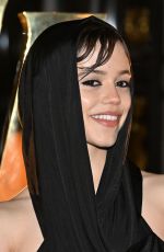 JENNA ORTEGA Arrives at Saint Laurent Winter 2023 Fashion Show in Paris 01/17/2023