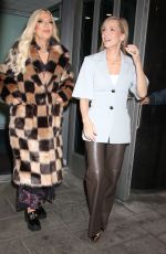 JENNIE GARTH and TORI SPELLING Arrives at Good Day NY in New York 01/25/2023