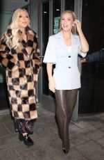 JENNIE GARTH and TORI SPELLING Arrives at Good Day NY in New York 01/25/2023