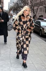 JENNIE GARTH and TORI SPELLING Arrives at Good Day NY in New York 01/25/2023