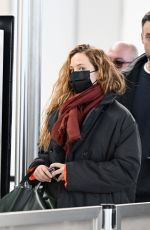 JENNIFER LAWRENCE and Cooke Maroney at JFK Airport in New York 01/15/2023