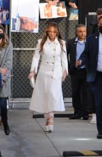 JENNIFER LOPEZ Arrives at Jimmy Kimmel in West Hollywood 01/18/2023