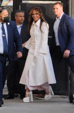 JENNIFER LOPEZ Arrives at Jimmy Kimmel in West Hollywood 01/18/2023