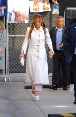 JENNIFER LOPEZ Arrives at Jimmy Kimmel in West Hollywood 01/18/2023