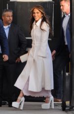 JENNIFER LOPEZ Arrives at Jimmy Kimmel in West Hollywood 01/18/2023