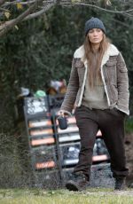 JENNIFER LOPEZ Filming Reshoots for The Mother in Los Angeles 01/19/2023