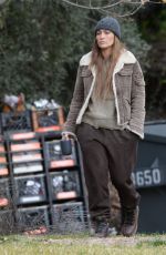 JENNIFER LOPEZ Filming Reshoots for The Mother in Los Angeles 01/19/2023