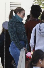 JENNIFER LOPEZ in Denim Out in Santa Monica 01/23/2023