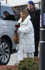 JENNIFER LOPEZ Out and About in Boston 01/10/2023