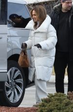 JENNIFER LOPEZ Out and About in Boston 01/10/2023