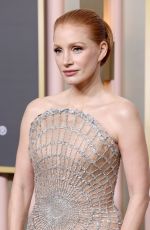 JESSICA CHASTAIN at 80th Annual Golden Globe Awards in Beverly Hills 01/10/2023