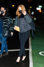 JESSICA CHASTAIN Night Out in New York 01/03/2023