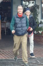 JODIE FOSTER and ALEXANDRA HEDISON on a Lunch Date at Mauro