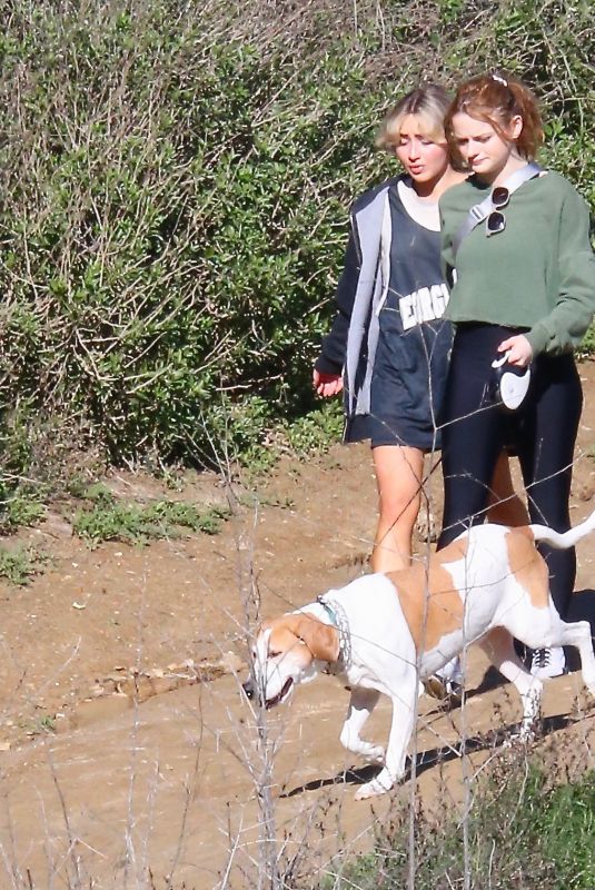 JOEY KING and SABRINA CARPENTER Out Hiking in Hollywood Hills 01/08/2023