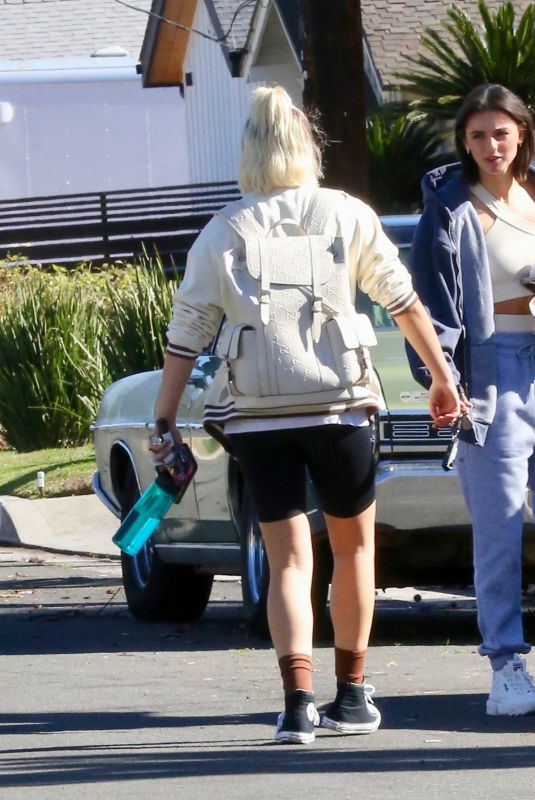 JOJO SIWA and SAVANNAH DEMMERS Leaves Personal Training Session in Los Angeles 01/21/2023