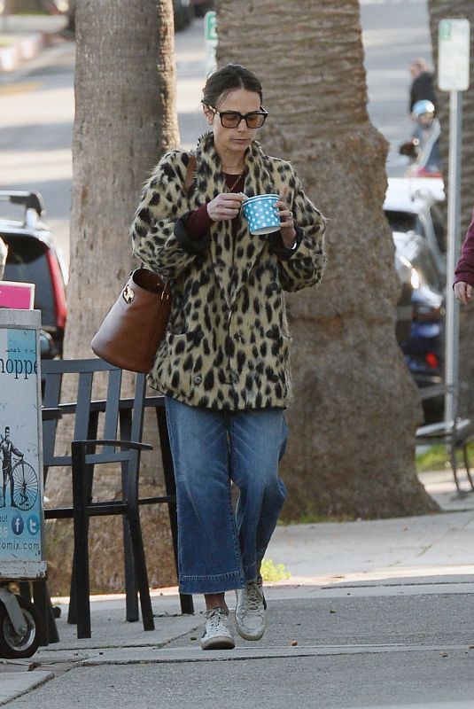 JORDANA BREWSTER Out for Ice Cream in Los Angeles 01/26/2023