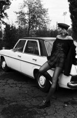 JULIA WULF - Black and White Photoshoot, November 2022