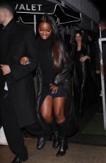 JUSTINE SKYE and LAUREN PEREZ Leaves Giorgio Baldi in Santa Monica 01/04/2023