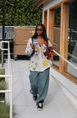JUSTINE SKYE Out Shopping with Friends in West Hollywood 01/07/2023