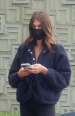 KAIA GERBER at Maru Coffee in Los Feliz 01/07/2023