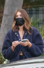 KAIA GERBER at Maru Coffee in Los Feliz 01/07/2023